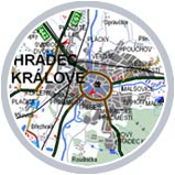mapa HK